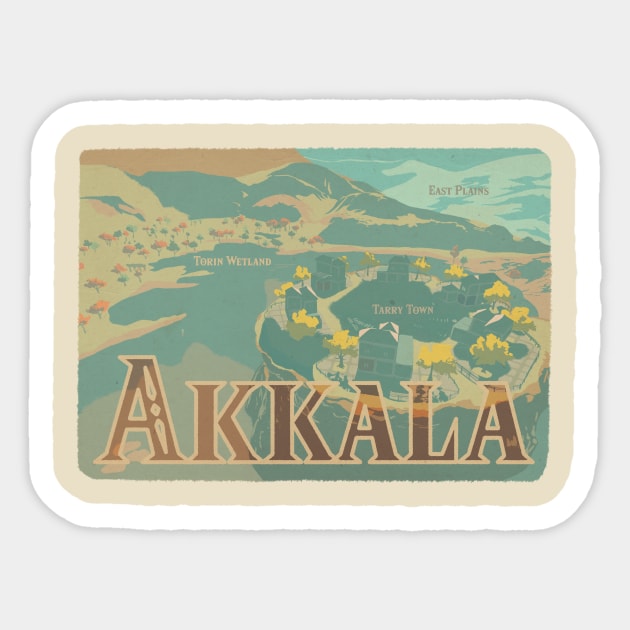 Akkala Sticker by budgebuttons